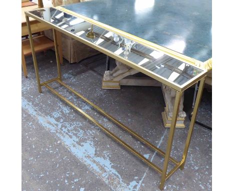 CONSOLE TABLE, 1950's, French inspired gilt finish, 80cm H.