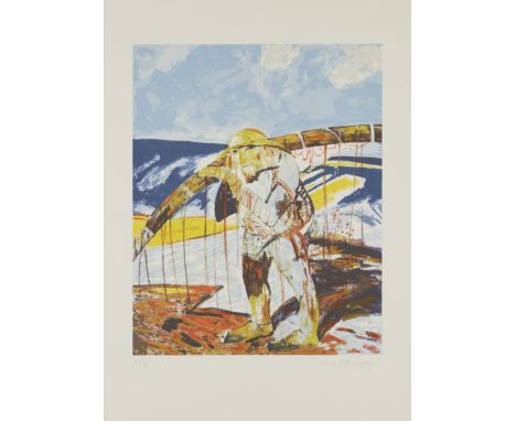 John Bellany CBE RA,Scottish 1942-2013,The Old Man and The Sea, 1987;lithograph in colours on Somerset wove,signed and number