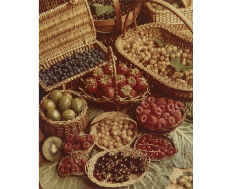 Tessa Traeger,British b. 1938-Summer fruits, c. 1990;C-type print on wove,image: 37.2 x 30.5 cm,(framed)(ARR)