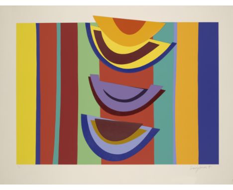 Sir Terry Frost RA,British 1915-2003,Swing Rhythm, 2003;silkscreen print in colours on wove,signed and numbered 1/70,79.6 x 1
