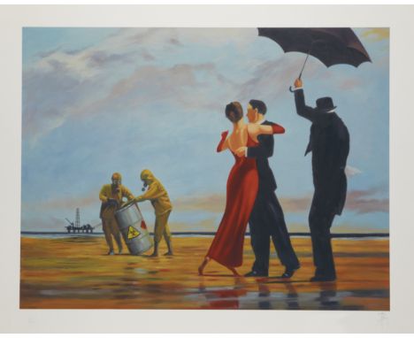 Mason Storm,British b.1966-Toxic Beach, 2021;giclée on Hahnemühle Museum etching 350gsm wove,signed and numbered 59/100 in pe