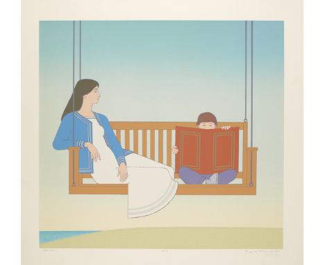 Will Barnet,American 1911-2012,Summer, 1986;lithograph and serigraph in colours on wove,signed, dated, titled and inscribe A.