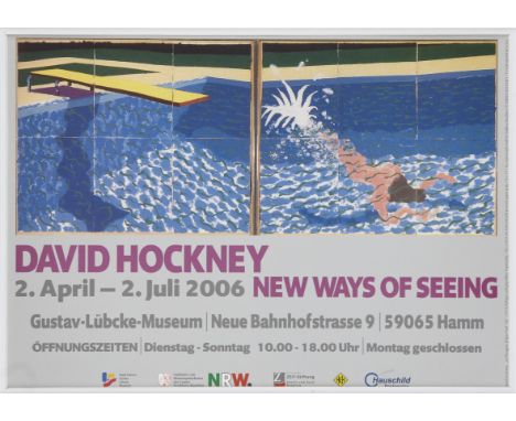 After David Hockney OM CH RA,British b. 1937-New ways of seeing, exhibition 2nd April - 2nd July 2006, Gustav-Lubcke Museum;o