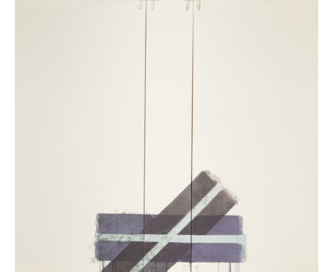 Richard Smith,British 1931-2016,Two of a Kind Ia (light blue cross), 1978;lithograph on wove,signed, dated and numbered 54/80
