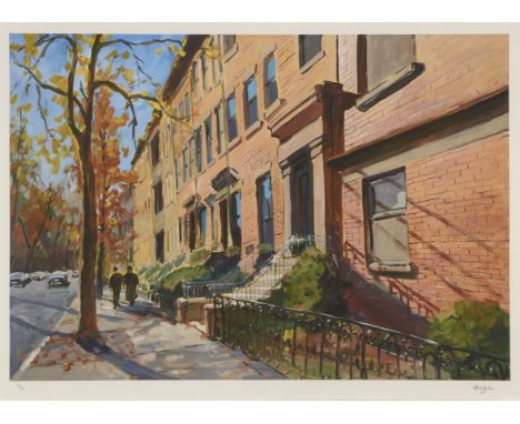 Bob Dylan,American b.1941- Brooklyn Heights, from the series The Beaten Path, 2019; giclée on archival, mould made 100% cotto