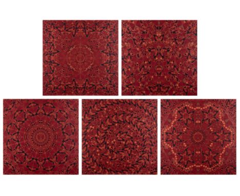 Damien Hirst,British b. 1965-Empresses set of five: H10-1 Wu Zetian; H10-2 Nur Jahan; H10-3 Theodora; H10-4 Suiko; H10-5 Tayt