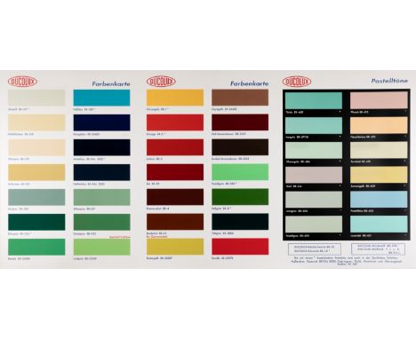 Damien Hirst,British b.1965-Colour Chart [H2], 2017;UV spot varnish giclée print in colours on aluminium panel,signed and num