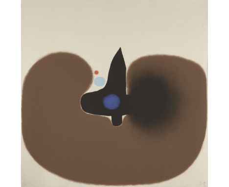 Victor Pasmore CH CBE,British 1908-1998,Brown image, 1972;etching, aquatint and screenprint in five colours on wove,signed, d