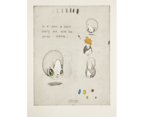 Javier Calleja,Spanish b.1971-First Look, 2021;soft ground & etching on 300gr off-white Arches Velin paper, hand finished by 