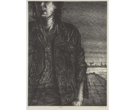 John Duffin,British b.1965-Badlands, 1989;etching on wove,signed, dated and numbered 5/50,image: 49 x 67 cm,(framed)(ARR)Note