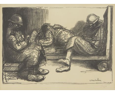 Theophile-Alexandre Steinlen,French/Swiss 1859-1923,Nathalie Madore, 1895; La grande soeur, 1913; En attendant le depart; La 