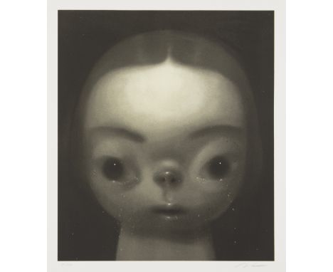 Roby Dwi Antono,Indonesian b.1990-Clara, 2022;25 layer silk screen print, printed with ultra violet curable inks on Somerset 