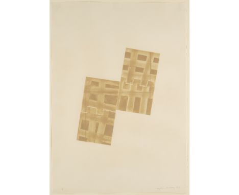 Amendment please note VAT applies to the hammer price on this Lot.Stephen Buckley,British b.1944-Untitled (black on white); U