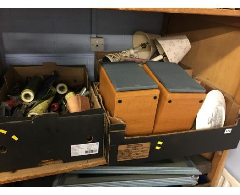 Three trays including tools etc.