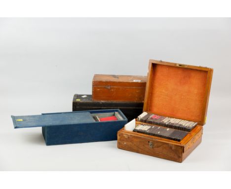 A collection of over three hundred Magic Lantern slides, various subjects including plants and animals, the Holy Land, rural 
