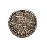 A Charles I half groat, MM lion