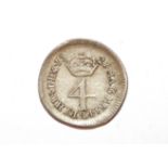 A George I 1727 Maundy fourpence