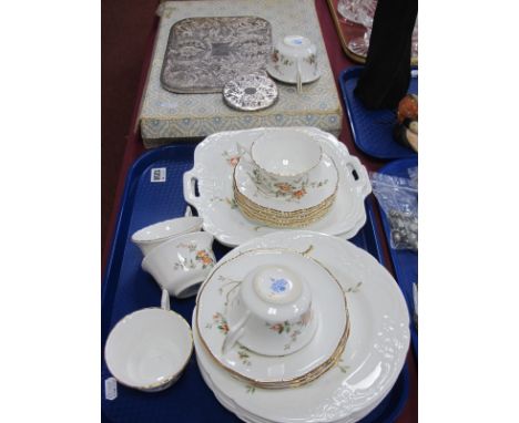 Colaport 'Samarkand' Pattern Tea Service, of twenty six pieces:- One Tray, together with a box of place mats.