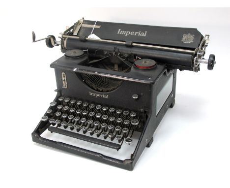 An Imperial Typewriter Co. Ltd Typewriter.