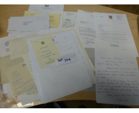 Sporting Memorabilia :Cricket Reg Simpson Collection collection of letters, correspondence, letters from John Major, Prime Mi