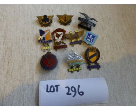 Sporting Memorabilia :Speedway nice collection of early 1950’s badges incl Poole, Harringay, Lanarkshire, Belle Vue, Edinburg