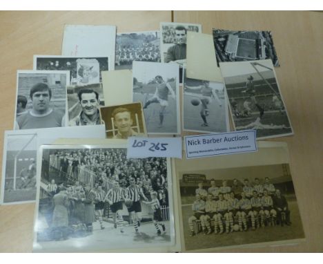 Sporting Memorabilia :Sheffield Wednesday small collection of photos, originals, various sizes 1950’s 60’s some signed, and l
