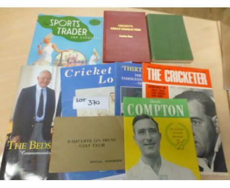 Sporting Memorabilia :Cricket Reg Simpson Collection cricket books, magazines and books back to the 1940’s.