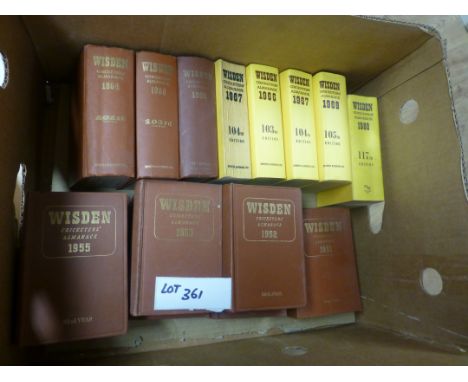 Sporting Memorabilia :From the Collection of Reg Simpson England Cricket Capt 1947-52 Wisdens Cricketers Almanack, nearly all