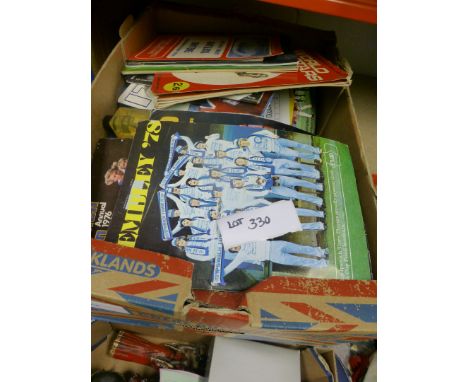 Sporting Memorabilia :Football large box of programmes, annuals, mainly Ipswich Town related, 100’s.