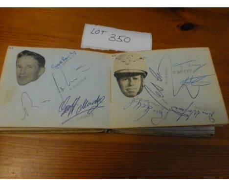 Sporting Memorabilia :Speedway well packed autograph book from 1950’s/60’s incl Fundin, Yacoby, Sjosten, Vanderberg, Craven, 