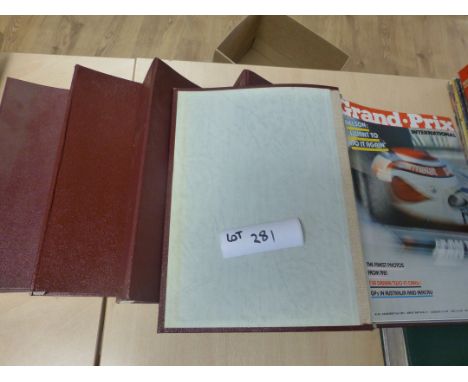 Sporting Memorabilia :F1 Grand Prix magazine Grand Prix International within binders 1979-83, all vgc. 