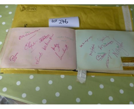 Sporting Memorabilia :Cricket  superb autograph album dating back to 1959/9 and 1960/1 with autographs from every county, inc