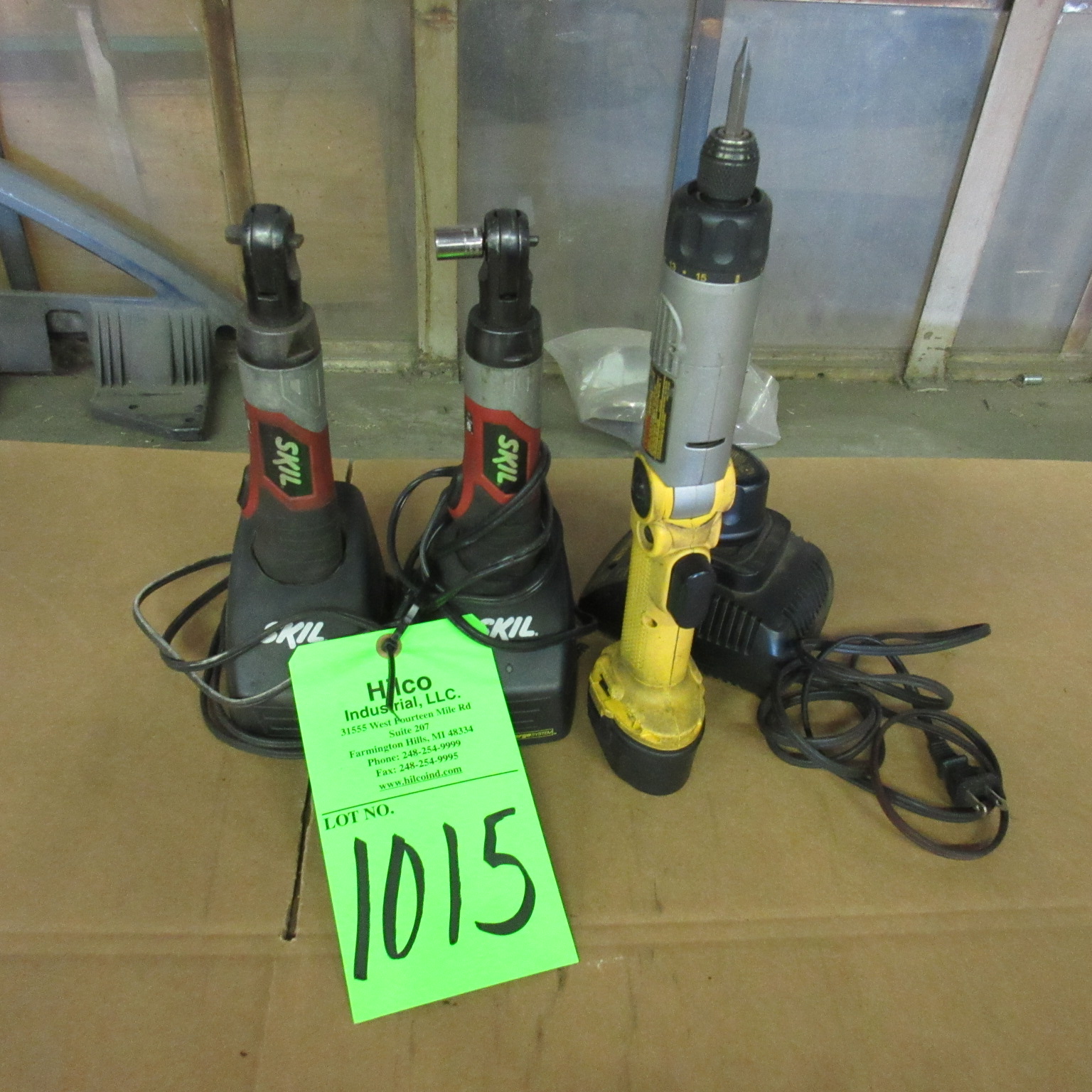 Assorted Cordless Ratchet Hand Tools ; (2) Skil 7.2V 1/4