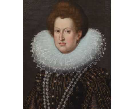   Circle of Frans Pourbus II (1569-1622)Portrait of Maria de Medicioil on canvas61.5 x 47.5cm Provenance: Sotheby’s, Lot 102,