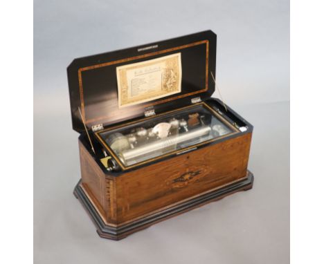   Nicole Frères, G. Baker-Troll &amp; Company, A large and complex Swiss multi-instrument cylinder music box, 19th centurythe