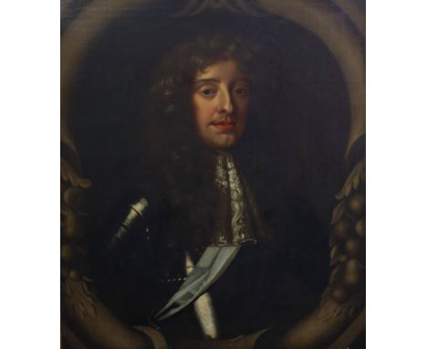 After Sir Peter Lely (1618-1680)Portrait of James IIOil on canvas75 x 62 cm