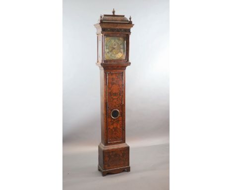 Richard Vincent/W.Speakman Jnr, Old Street, London. An early 18th century walnut and floral marquetry eight day longcase cloc