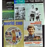 Football Memorabilia: Folder of Club letters x14 on club headed notepaper inc. Chelsea, Celtic,