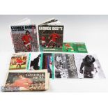 Collection of George Best prints (6), George Best 'On the Ball' book by Daily Express, Park Drive