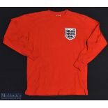 1966 England Replica Football Shirt made by Score Draw, Long Sleeve, Size M with number 6 stitched