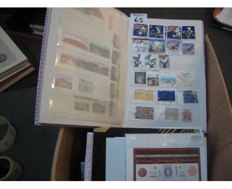 Australia mint and used stamp collection in six stockbooks and selection of presentation packs.(B.P. 21% + VAT) 