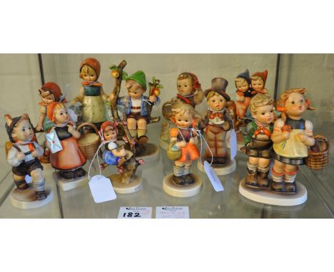 Collection of 11 Hummel figurines/figure groups, mainly of young children. (11)(B.P. 21% + VAT) 
