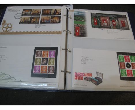 Great Britain stamp collection of First Day covers in blue album, 2000-2017 period. (B.P. 21% + VAT) 