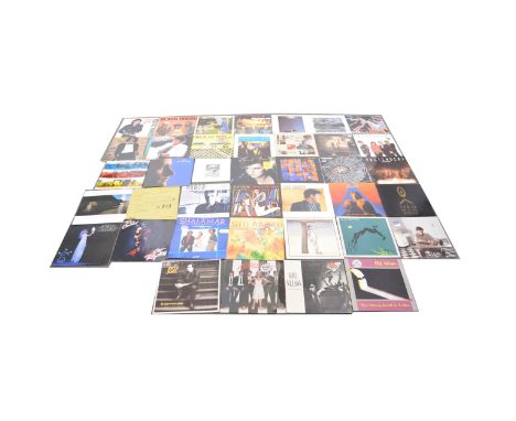 A collection of mixed LP vinyl music records; mostly Pop including Bill Nelson; Michael Jackson; Billy Joel; The Pretenders; 