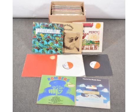 One box of mixed LP vinyl records; including Bob Dylan; Small Faces; Thin Lizzy; Madness; Michael Nesmith; Nick Low; Blondie;