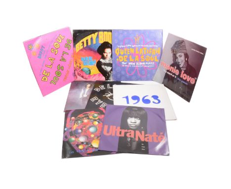 A large quantity of 12" vinyl singles, mostly 1980s and 1990s Pop, R&amp;B, Rab, Dance etc, including Prince; Queen Latifah; 