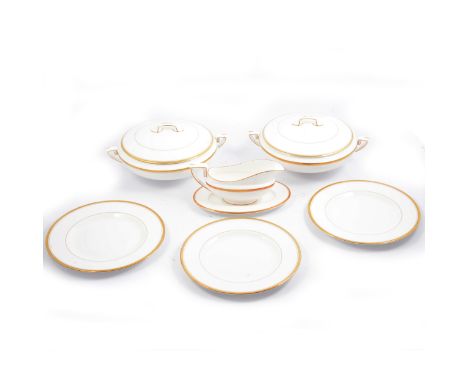 A Royal Worcester 'Viceroy' pattern part dinner service, comprising lidded tureens, plates, bowls, gravy boat etc.