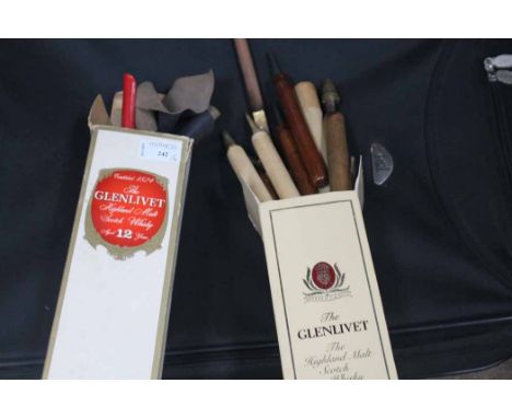 GOOD LOT OF BOOK BINDING TOOLS