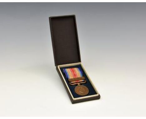 World War Two (WW2) - a Japanese Army China Incident War Medal awarded to soldiers departing for service in China 1939 to 194