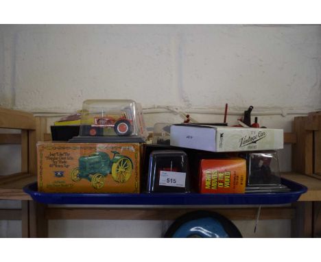 Quantity of assorted toy and model tractors